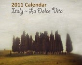 2011 Italy Calendar - La Dolce Vita - Fine art photography