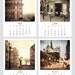2012 Paris Calendar, Photo Calendar, Photography, 5x7 - Paris Je T'Aime