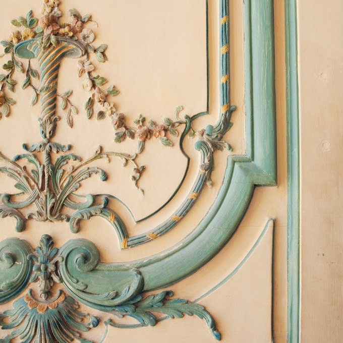 Rococo - Versailles Door, Paris Photograph, Pastel, Shabby Chic, Romantic, Wedding Decor, Mother's Day, Baby Blue, Spring Home Deco
