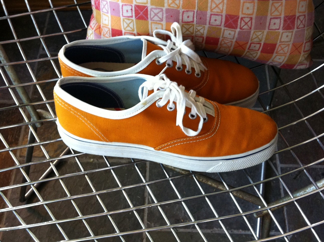 Vintage Made in U.S.A. orange US men's 8/US women's 9.5 shoes