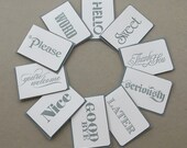 Type Line Letterpress Notecards 10pk
