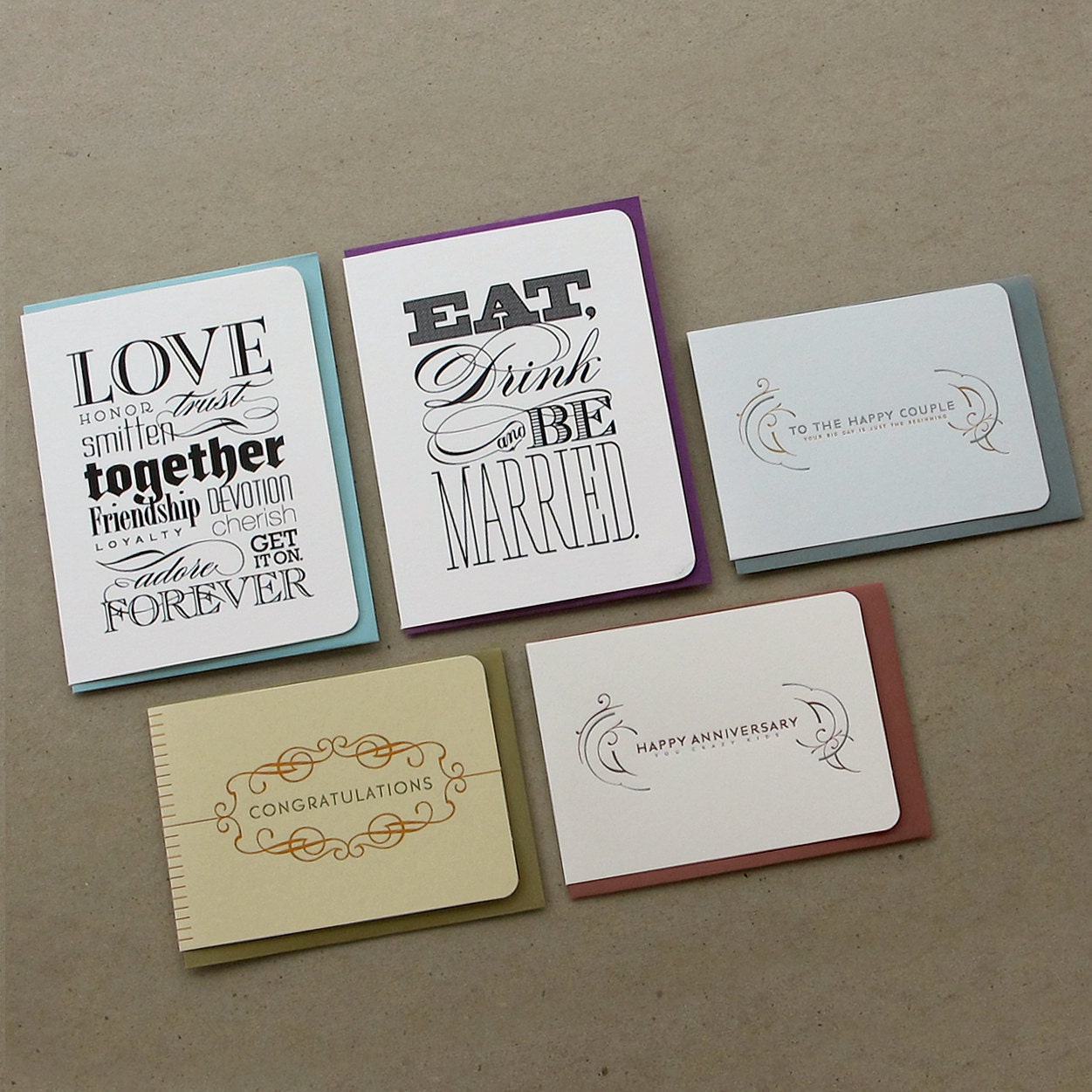 Wedding Card Sampler 5pk