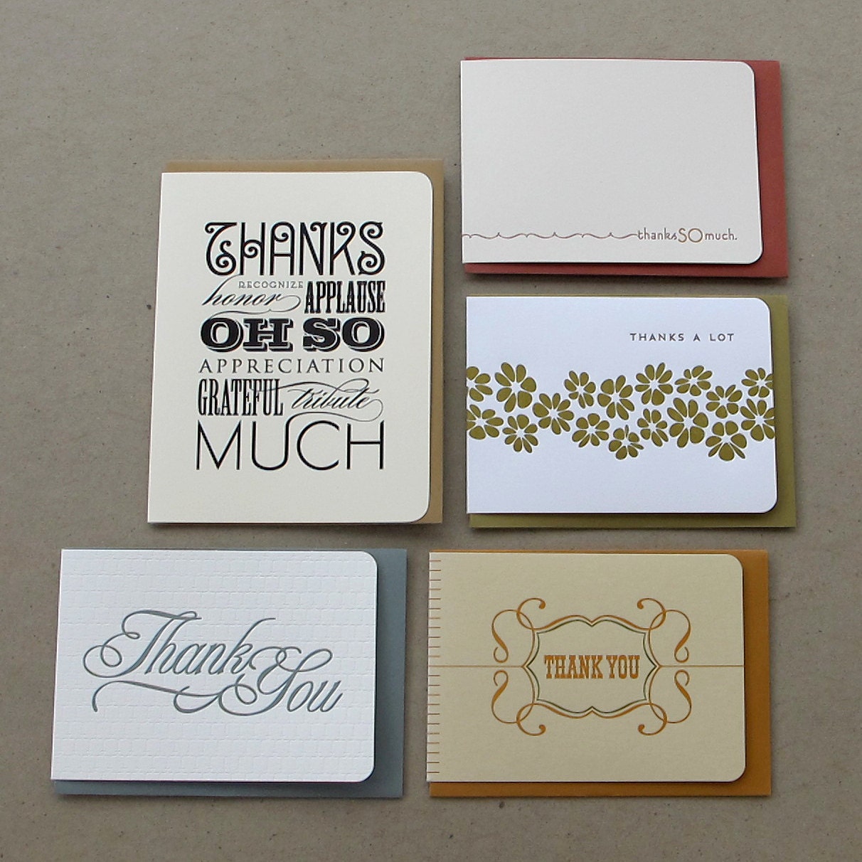 Thank You Card Sampler 5pk