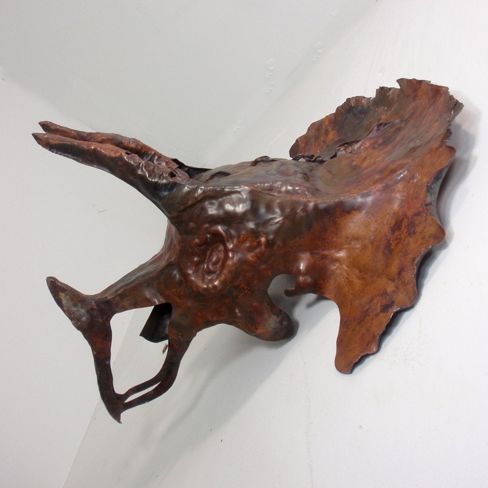 Triceratops- Forged Copper Mask