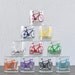 The whole lot - screen printed bicycle old fashioned glasses, set of 10