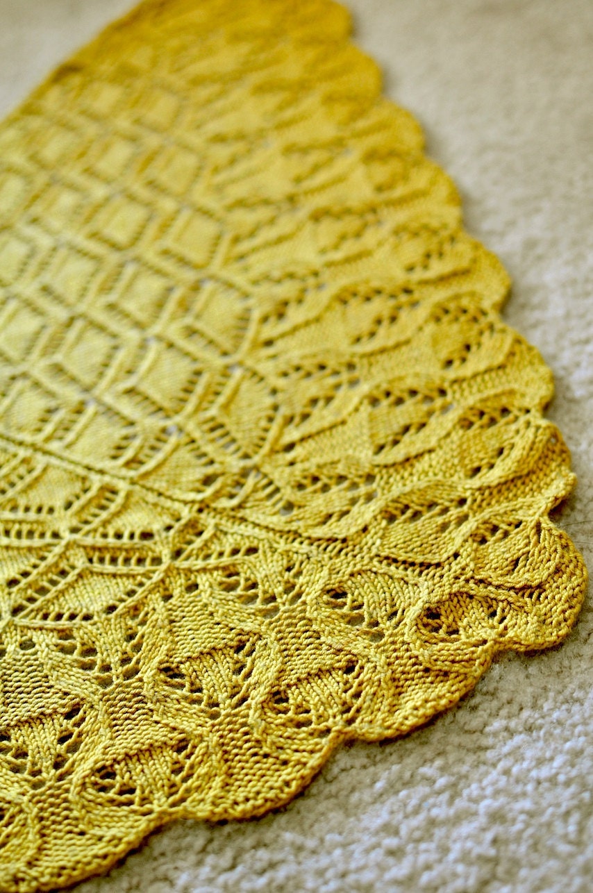 T h o r n shawl knitting PDF