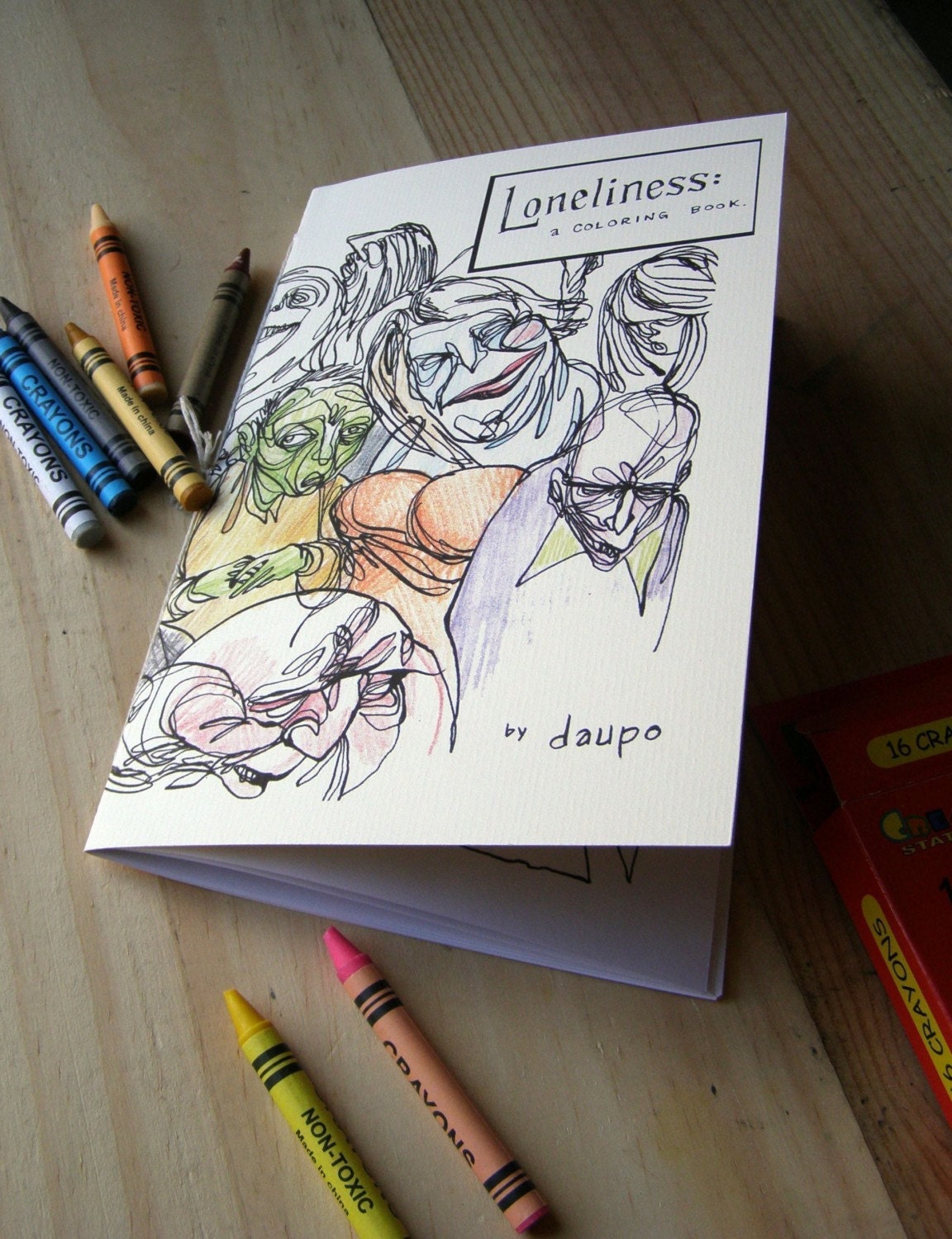 Loneliness, a Coloring Book