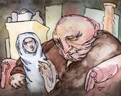 Generations - an original watercolor