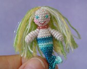 PDF PATTERN - Amigurumi Crochet Tutorial Pattern Miniature Mermaid