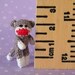 Muffa's - PDF Pattern\/Tutorial how to crochet a micro miniature jointed Sock Monkey