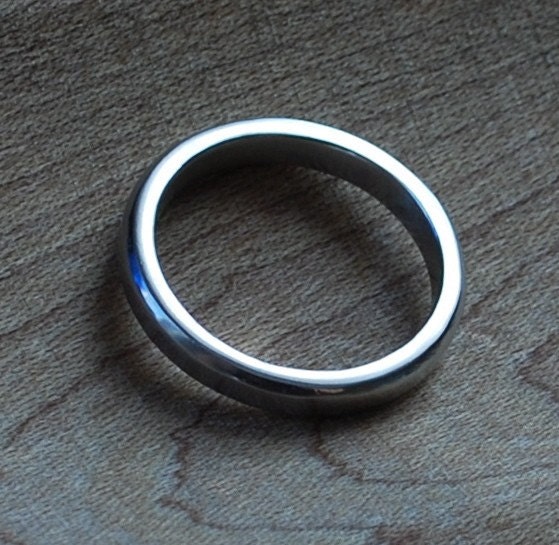 Wedding band - Bevel Edge - Platinum 950