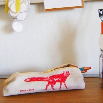 Pencil Case (fox)