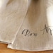 tea towel, bon appetit