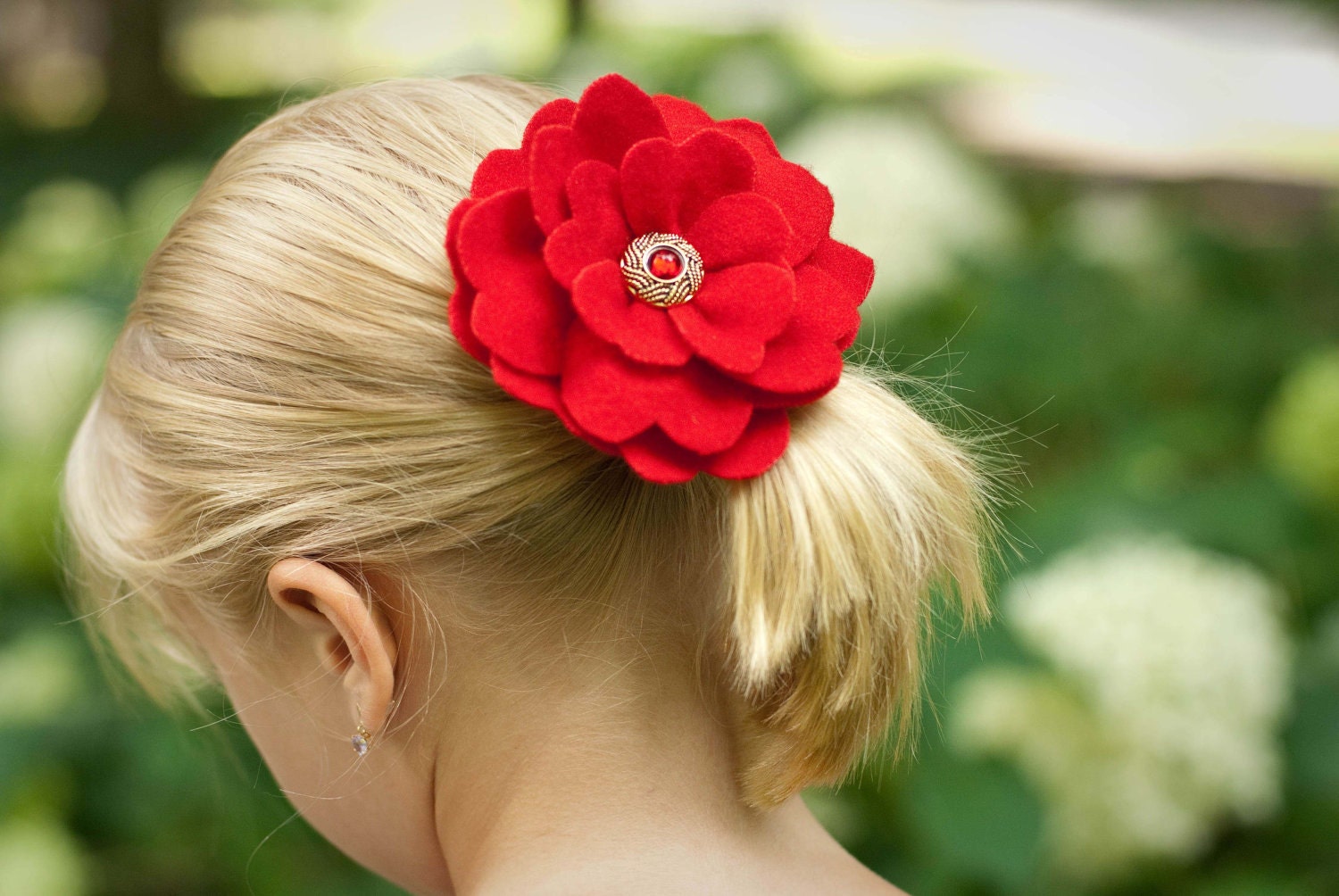 DIY Wedding Fabric flower tutorial how to make a headband instructions PDF download