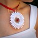 PDF Tutorial - Ribbon Pendant or ornament instructions how to make a statement charm necklace instant Download