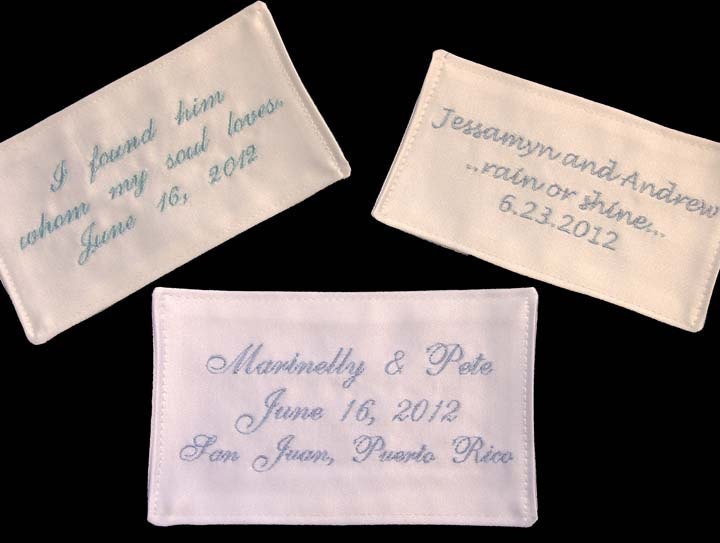 A Little Something Extra Wedding Dress Label Simple Style