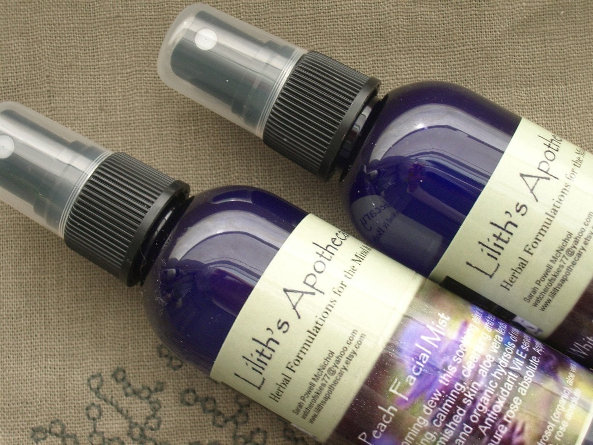 Lavender and Chamomile Hydrating Facial Mist - 4 oz - glass bottle