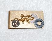Steampunk Lizard Money Clip