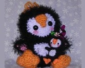 Penguin Crochet Pattern Digital Two Sizes Doll Toy and Ornament Amigurumi Stuffed Arctic Animal Toy Doll Ornament Pack