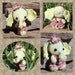SALE Digital PDF Chiffon the Little Lemon Elephant Crochet Pattern Stuffed Doll Toy by Peggytoes