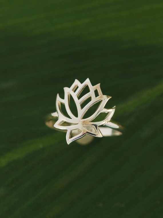 Full Lotus Flower Ring
