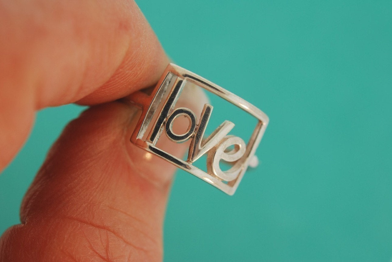 Graffiti Style Rings