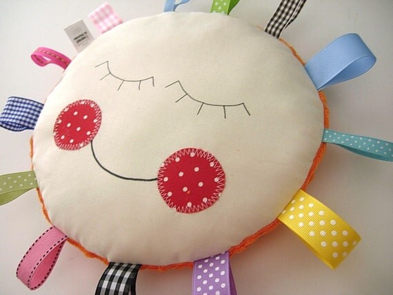 Baby Nursery ..Sensory Pillow Security lovey by iwantedtowonder