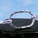 Sterling Silver Bangle Bracelet Oval Hammered Circle