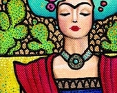 Kahlo Judith ala Klimt archival giclee print