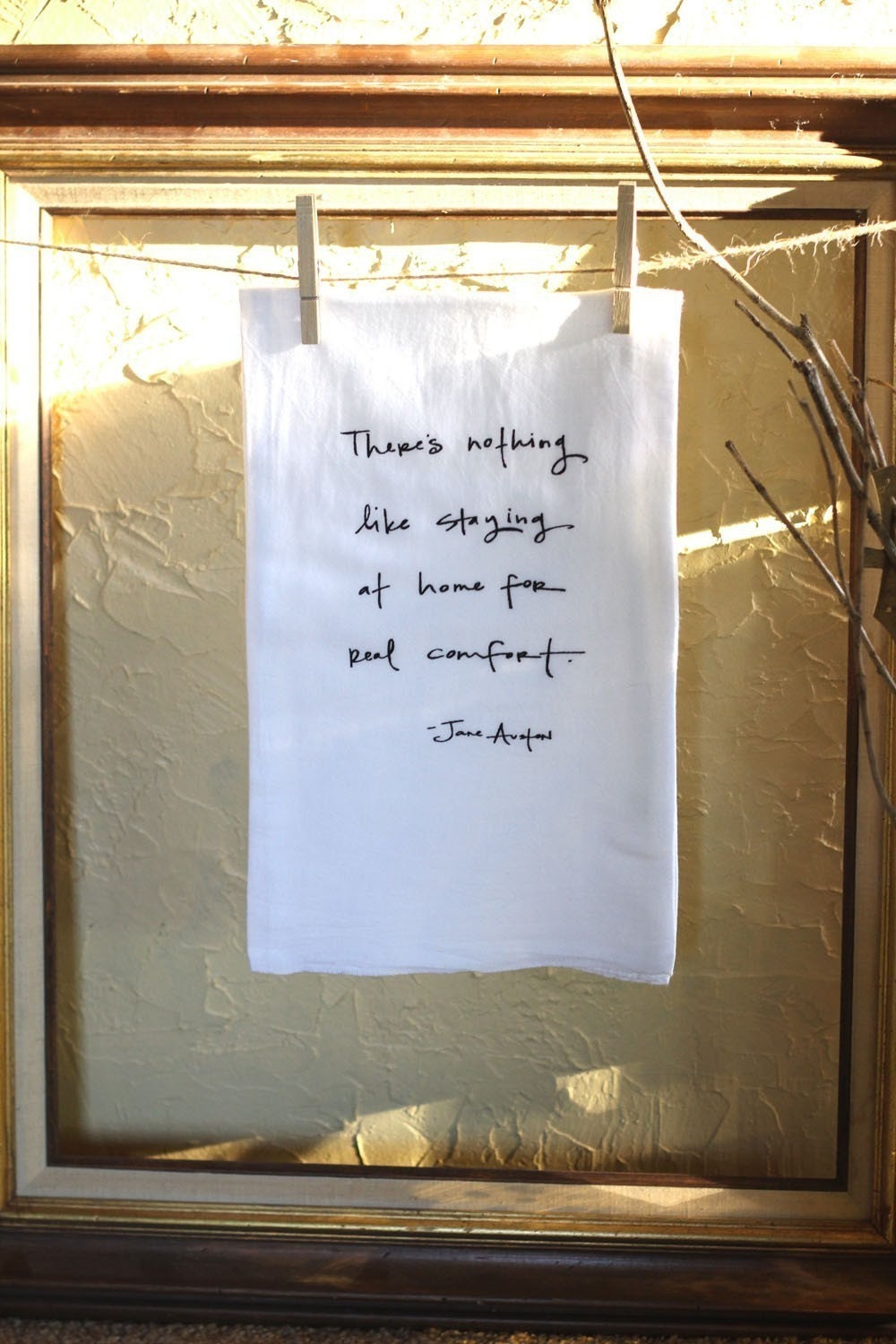 Jane Austen Quote Dishtowel