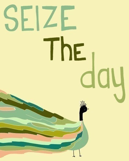 motivational, typography, art print, quote art, text, gift, illustration - Don't Wait Until Tomorrow