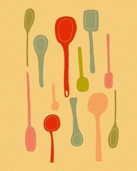 I Love Your Utensils - Print Set