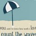MY LOVE - quote art print love beach ocean - studio mela
