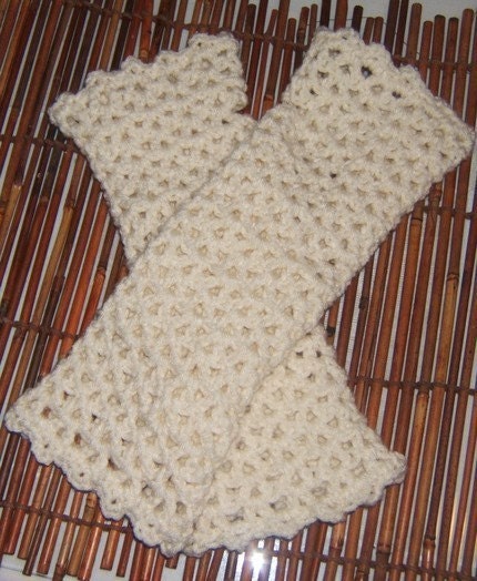 Pdf Pattern Only Crochet Victorian Style Fingerless Gloves, Mitts  Gauntlets
