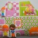 Dolls House Cushion and Family - Pink