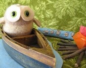 Etsy Front Page featured Daisy the camping Owl