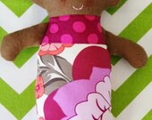 Baby Mermaid Doll, Purple Hair, Dark Skin