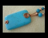 Copper Daisies - Artisan Handmade Bead Woven Necklace