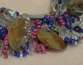 Ocean Spangles - Artisan Handmade Bead Woven Bracelet