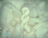 Heavenly 4 ounces Polworth Wool and Kid Mohair roving