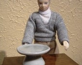 White Cake Stand Miniature