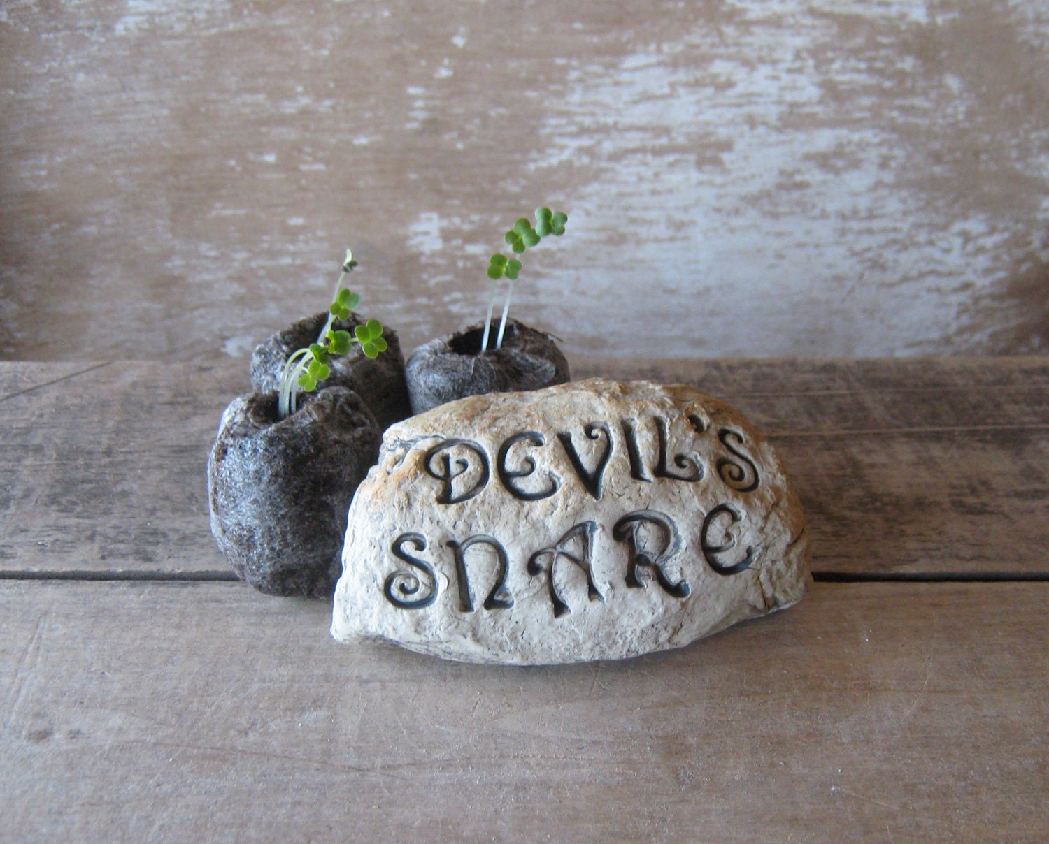 Devils Snare Garden Decoration Handmade Stoneware