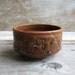 Man Sized Tea Bowl Leather Brown and Ash 20 oz.