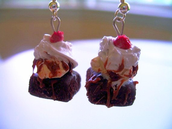 Brownie Sundae a La Mode Earrings Sale