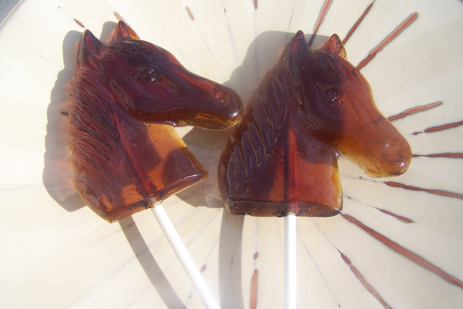 8 Horse Horses Lollipop Sucker Party Favor Farm Animal