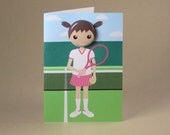 Tennis Gift Card featuring Badge