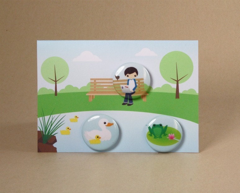 Day at the Park Gift Card featuring Badges