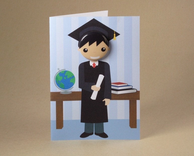 Graduation Gift Card featuring Badge