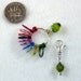 Stitch Marker - Rainbow Row Counter - Counts Up To 110 Rows - Compact On Needle Counter - Size US 10 And Smaller - Item No. 826
