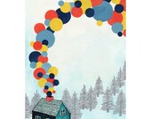 Smoke Circles 8.5x11 art print